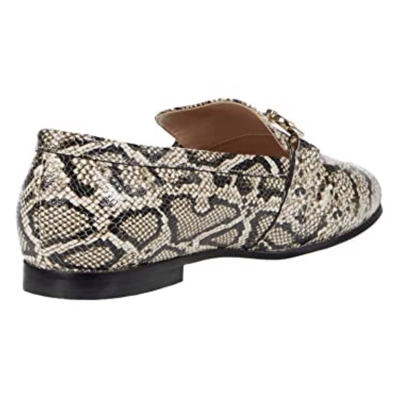 COLE HAAN Modern Classics Bit Loafer Python Rama Printed Leather Flat Shoes 9 - Picture 3 of 12